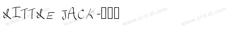 LITTLE JACK字体转换